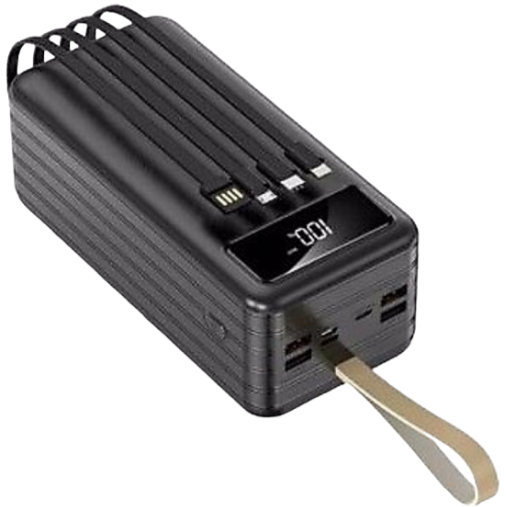 POWER BANK 60000mAh ME ΦΑΚΟ 4 ΘΥΡΕΣ USB-A ΚΑΙ ΘΥΡΑ USB-C GP860.ΜΑΥΡΟ