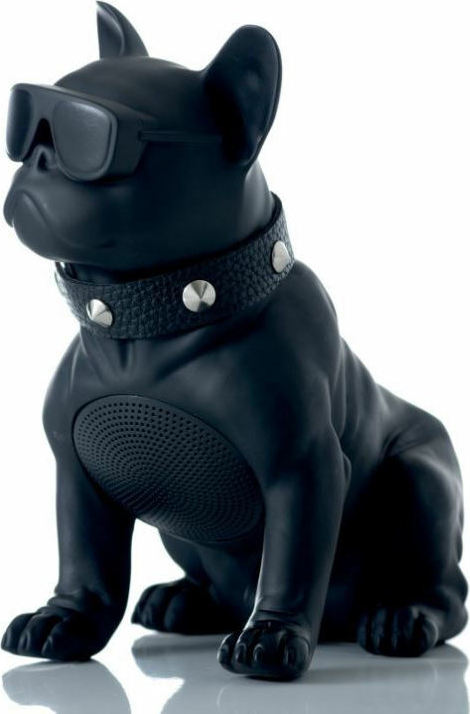 H-M10 Bulldog Head Rotatable Ηχείο Bluetooth 5W με Διάρκεια Μπαταρίας έως 6 ώρες 20 cm Μαύρο