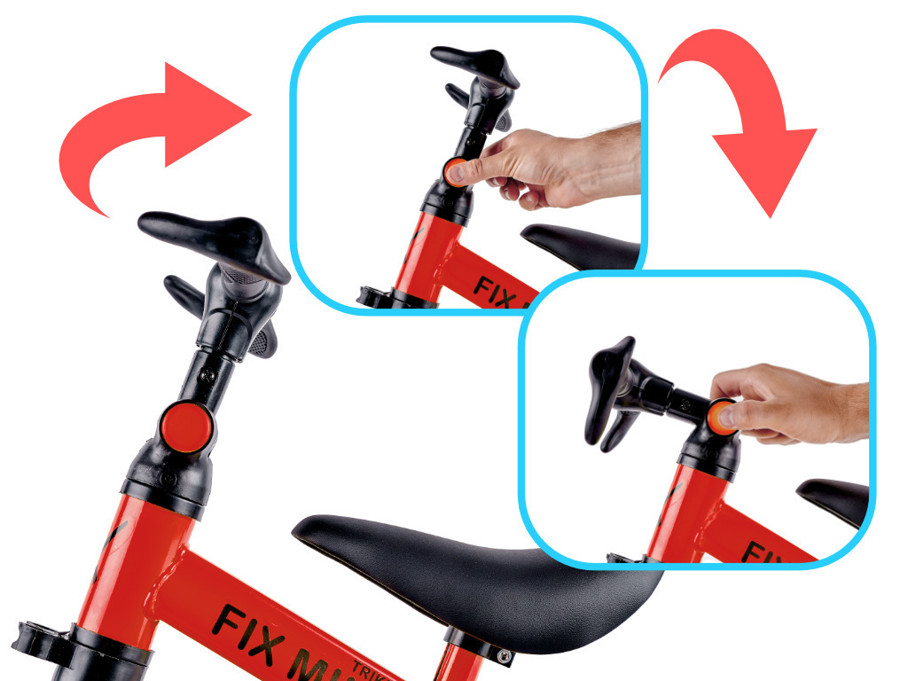 Παιδικό Τρίκυκλο Ποδήλατο Πτυσσόμενο 4 Trike για 1-5 Ετών HB003-3 Κόκκινο