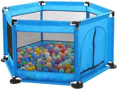 Μπαλοπισίνα Baby Playpen Dry Ball Pool από Ύφασμα HW-B005 Μπλε