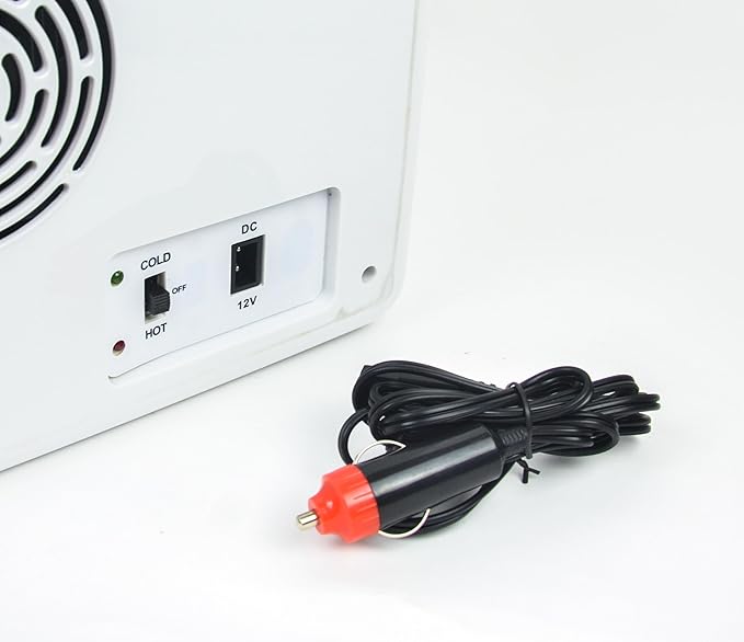 Ηλεκτρικό Φορητό Ψυγείο 12V & 220V Μίνι Αυτοκινήτου 12lt KLS-9991 Λευκό