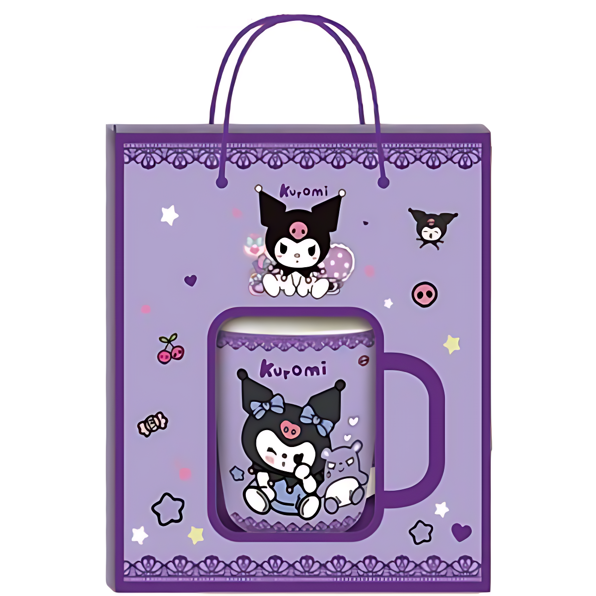 Κεραμικό Φλυτζάνι Kuromi Σε Κουτί Δώρου 300ml 86635-1