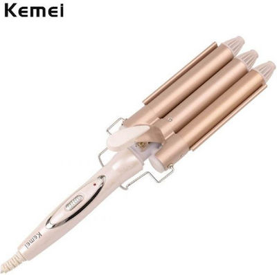 ΨΑΛΙΔΙ ΜΑΛΛΙΩΝ ΓΙΑ ΚΥΜΑΤΙΣΤΑ ΜΑΛΛΙΑ KEMEI KM-1010 ΡΟΖ-ΧΡΥΣΟ