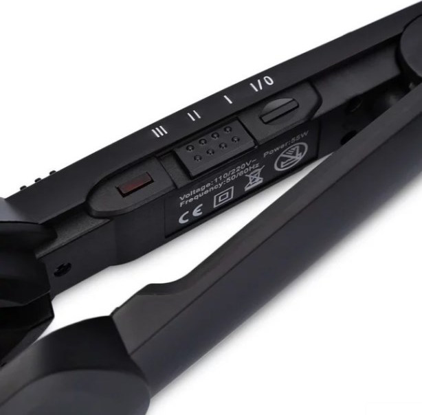 Kemei Perfect Curl Ψαλίδι Μαλλιών για Κυματιστά Μαλλιά KM-2022 ΜΑΥΡΟ