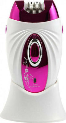 Kemei Αποτριχωτική Μηχανή Epilator για Σώμα KM-205 Λευκό