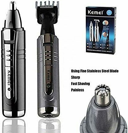 Kemei Trimmer Μηχανή Επαναφορτιζόμενη KM-6511 Μαύρο