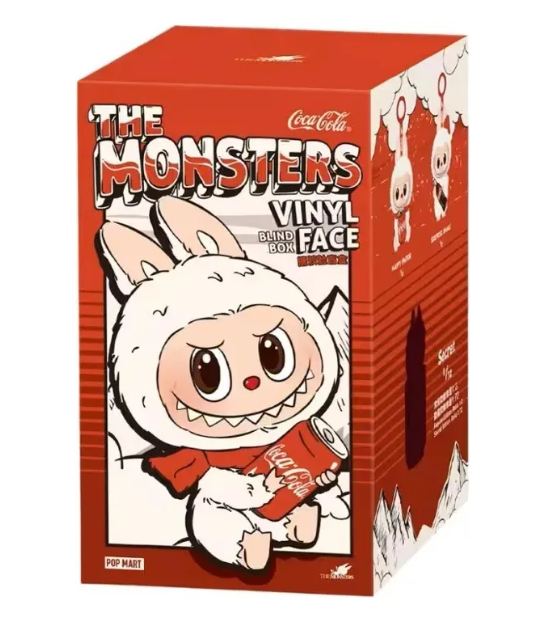 Labubu Monsters Coca-Cola Λούτρινο Πλαστικό Πρόσωπο Have A Seat Vinyl Plush Blind Box 1440-69315