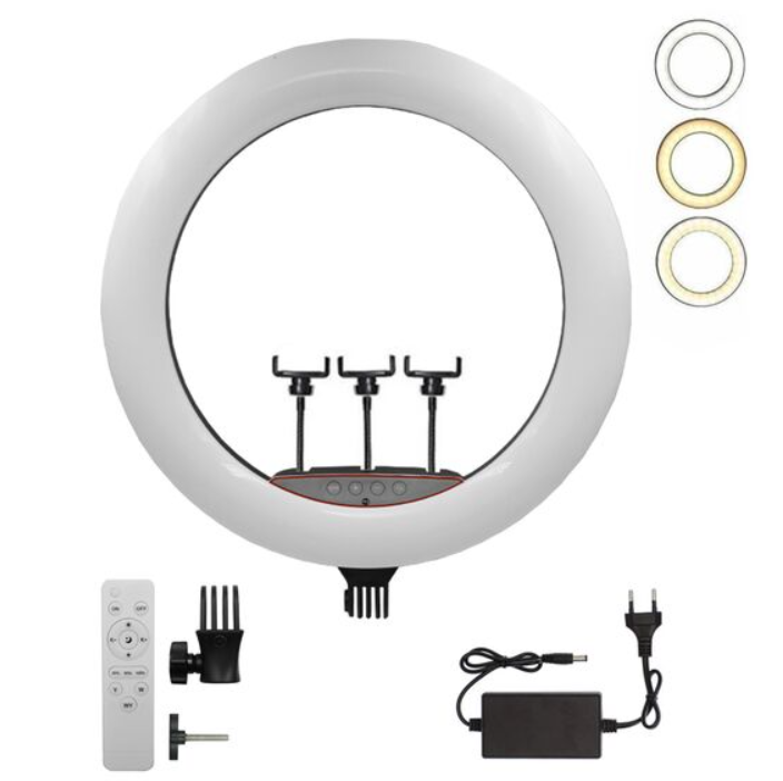 Ring Fill Light 18'' 45cm με βάση για κινητό χωρίς τρίποδο LJJ-45