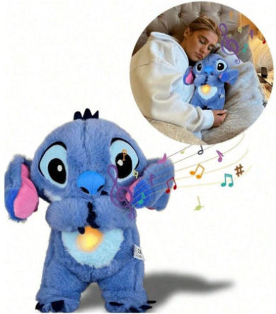 Λούτρινο Lilo & Stitch που αναπνέει 33 εκ. 1440-PP10.BLU