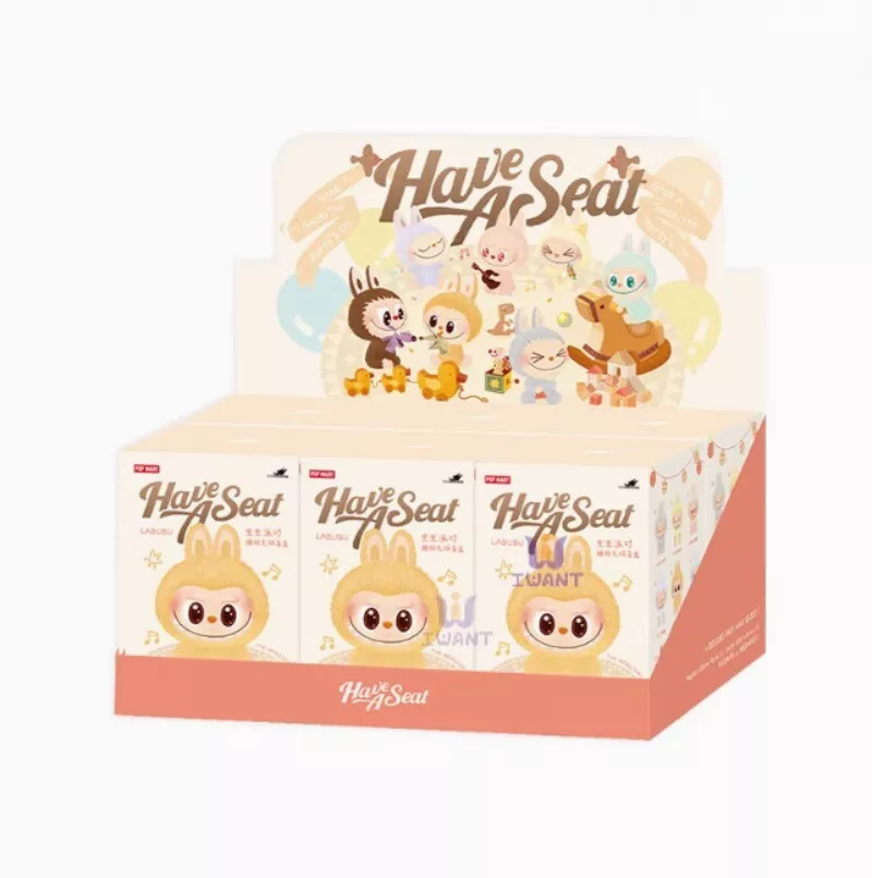 Monsters Lovely Λούτρινο  Πλαστικό Πρόσωπο Have A Seat Vinyl Plush Blind Box