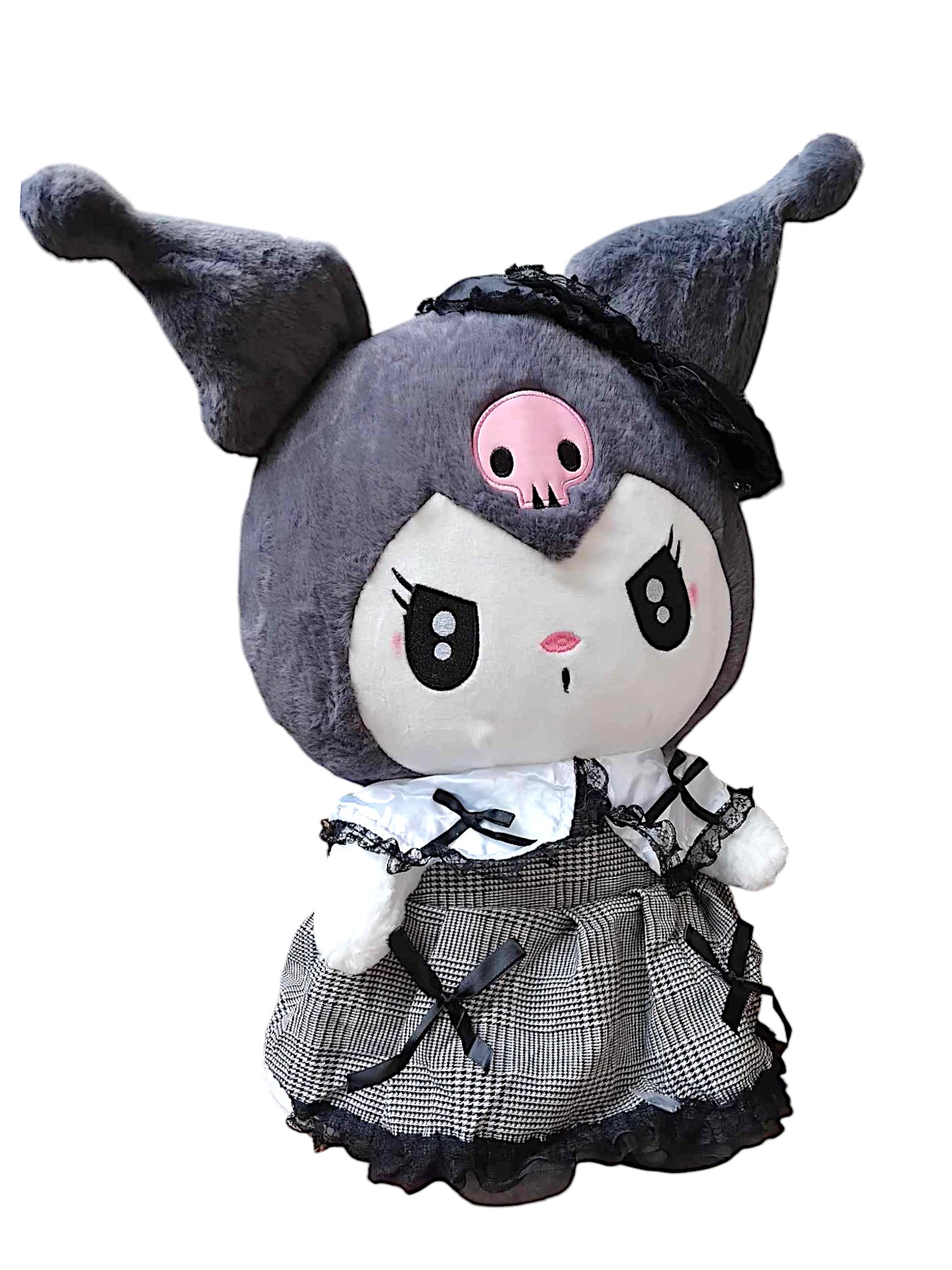 Λούτρινο Sanrio Kuromi Hello Kitty 100cm 1440-666 Γκρι