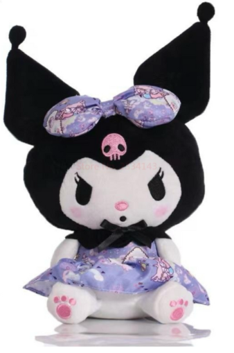 Λούτρινο Sanrio Kuromi Hello Kitty 25cm 1440-0961-10 Μωβ