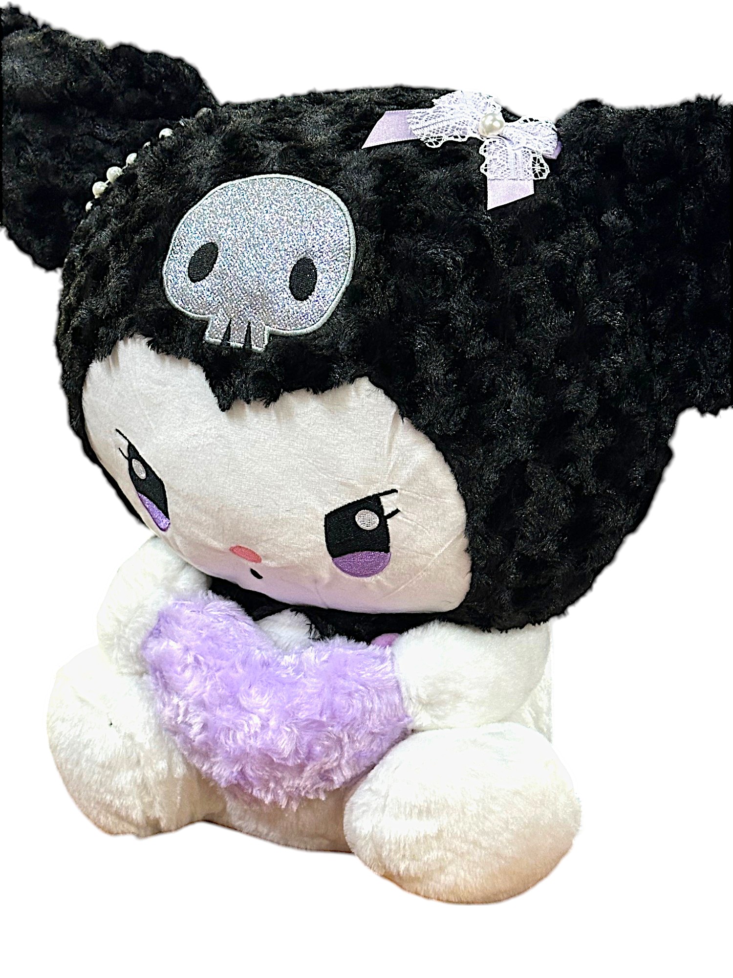 Λούτρινο Sanrio Kuromi Hello Kitty 50cm 1440-246-3 Μαύρο