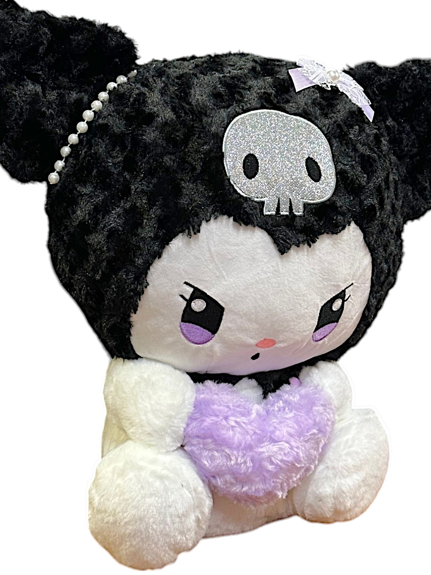Λούτρινο Sanrio Kuromi Hello Kitty 50cm 1440-246-3 Μαύρο