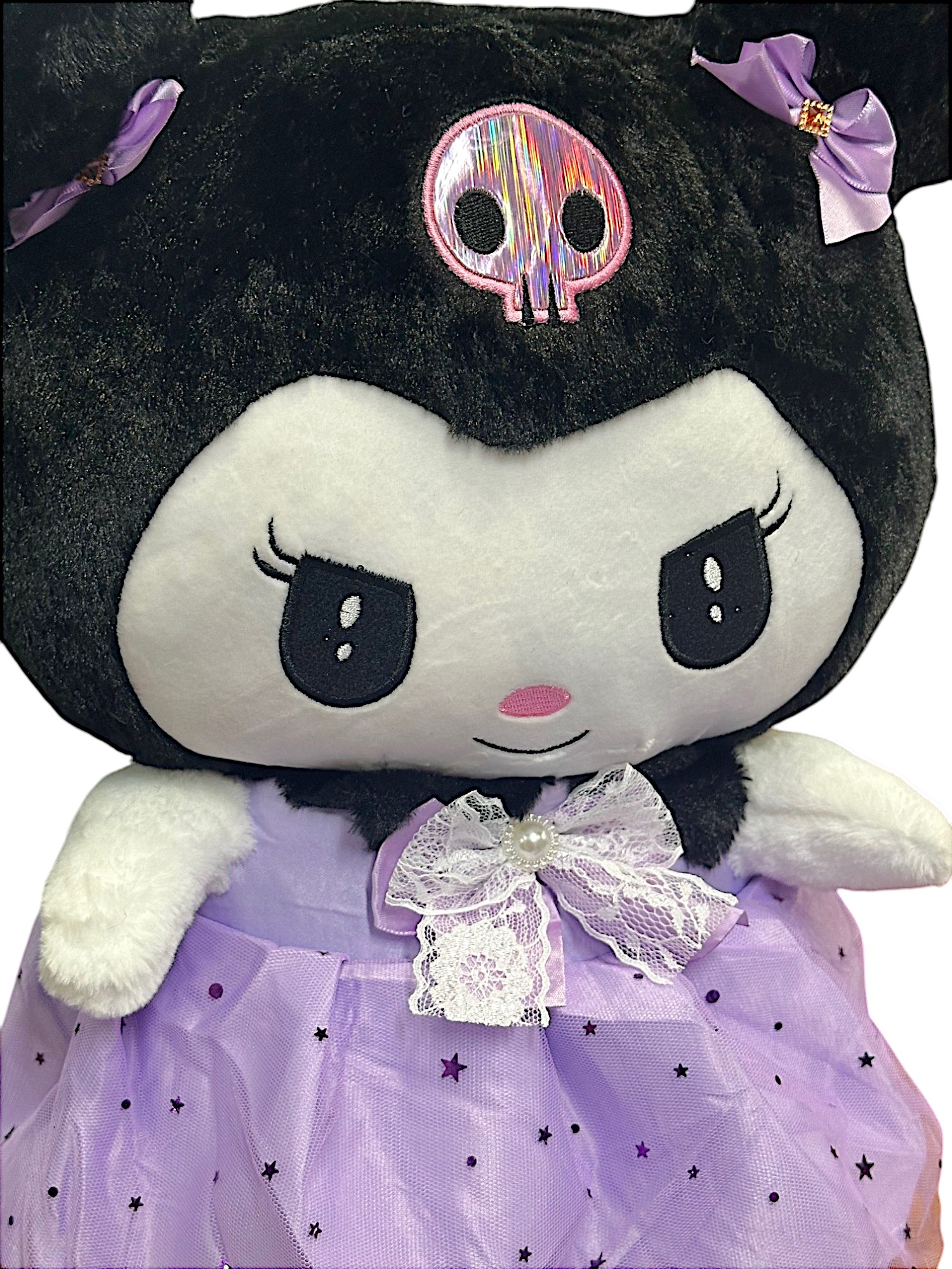Λούτρινο Sanrio Kuromi Hello Kitty 50cm 1440-246-66 Μωβ