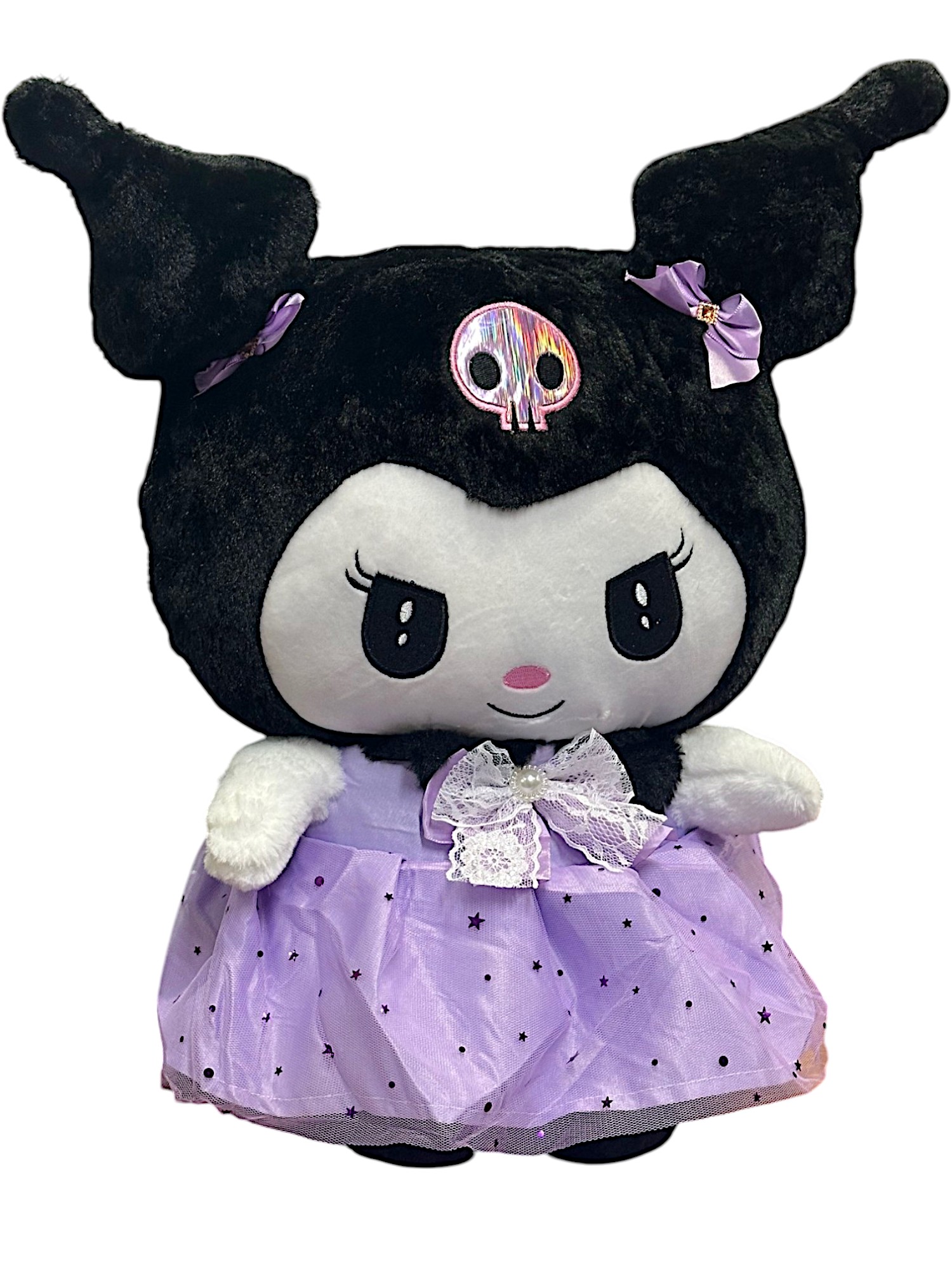 Λούτρινο Sanrio Kuromi Hello Kitty 50cm 1440-246-66 Μωβ