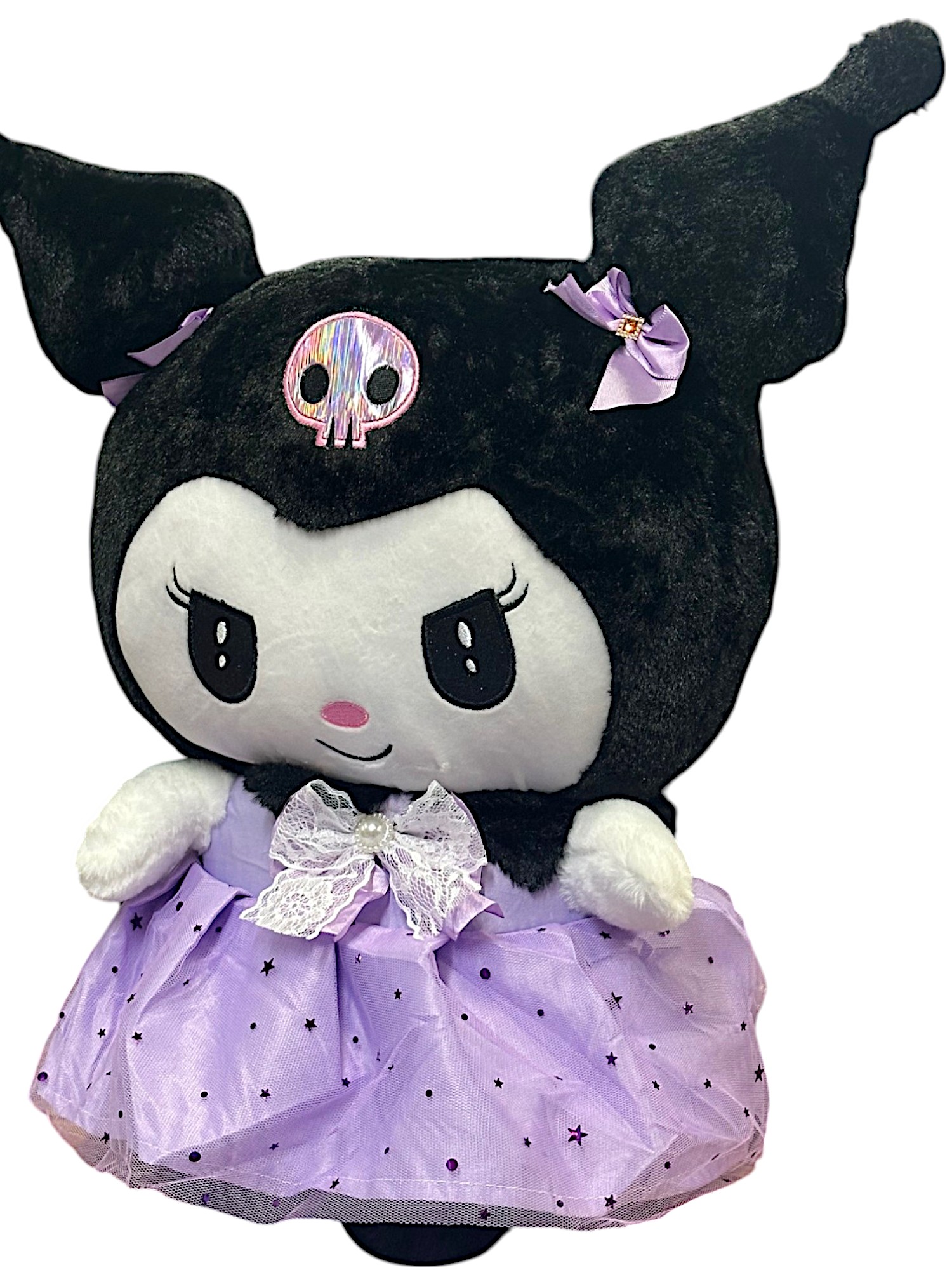 Λούτρινο Sanrio Kuromi Hello Kitty 50cm 1440-246-66 Μωβ