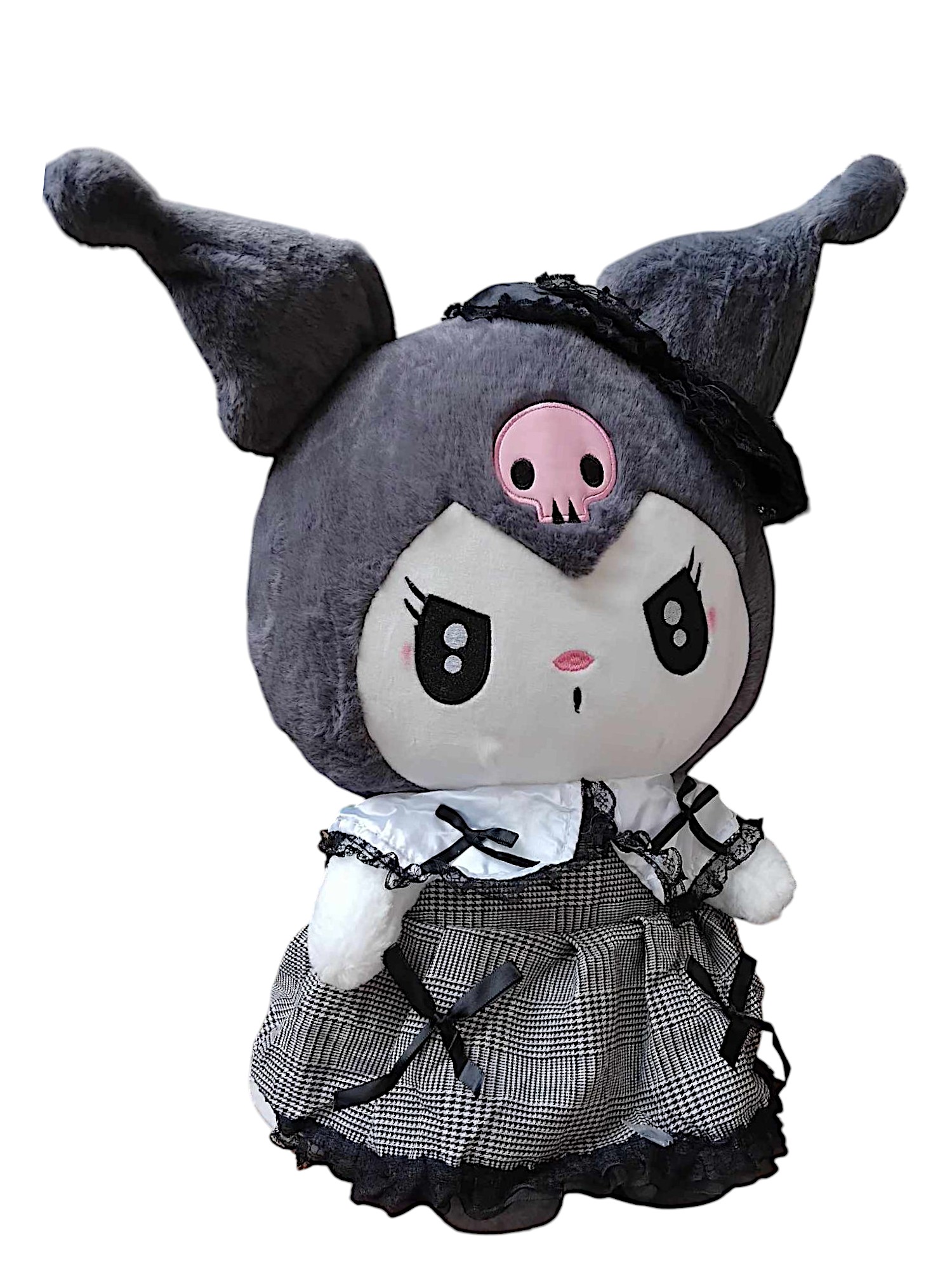 Λούτρινο Sanrio Kuromi Hello Kitty 65cm 1440-888 Γκρι