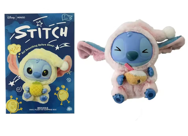 Λούτρινο Stitch Μπρελόκ Πλαστικό Πρόσωπο Blind Box 1440-RMB69