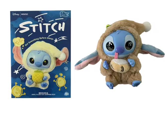 Λούτρινο Stitch Μπρελόκ Πλαστικό Πρόσωπο Blind Box 1440-RMB69
