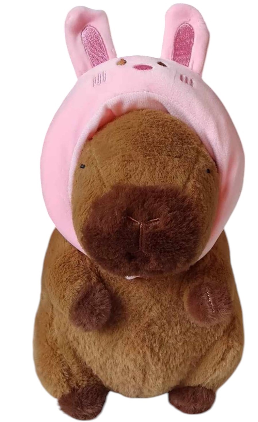 Mohicans Λούτρινο ζωάκι Καπιμπάρα (Capybara) με Καπέλο Λαγουδάκι 30cm 1440-86260 Καφέ