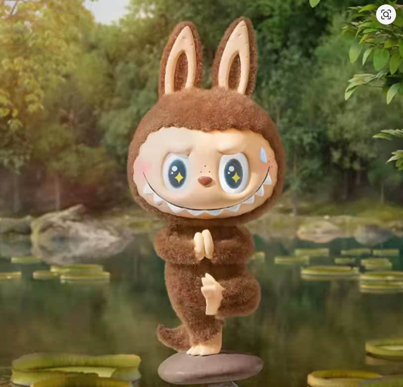 Μίνι φιγούρες Labubu Lazy Yoga σε κουτί Surprise KO-8668