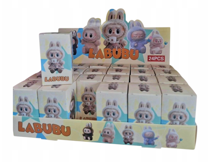 Μίνι φιγούρες Labubu Yin Qing Angel σε κουτί LABUBU Surprise NT-6603