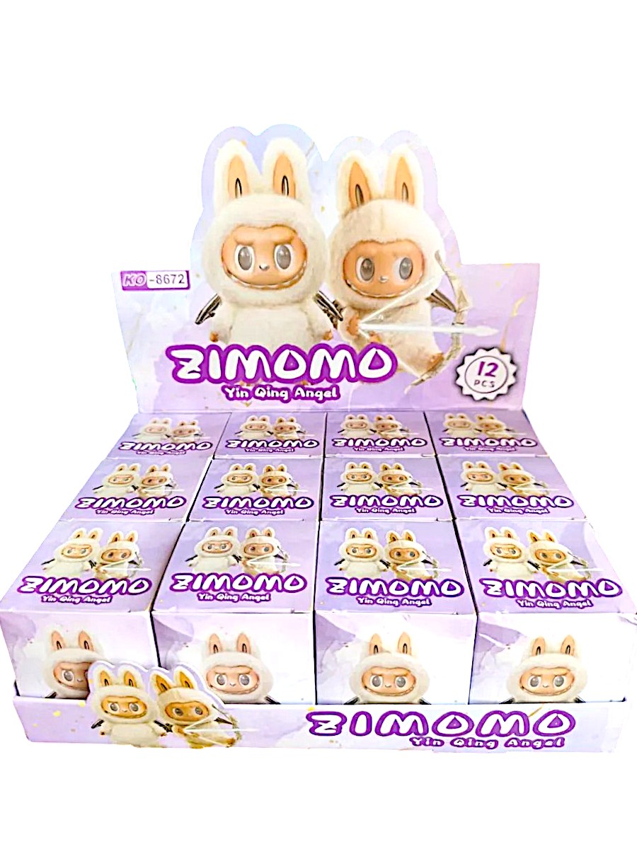 Μίνι φιγούρες Labubu Yin Qing Angel σε κουτί Zimomo Surprise NT-8672