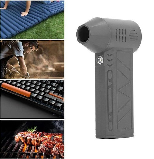 Mini Jet Fan Ασύρματος Φυσητήρας Χειρός 3 Ρυθμιζόμενος Ταχύτητες 130000 Rpm SE-251 Μαύρο