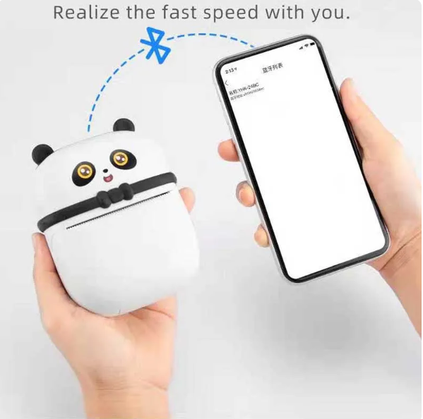 Clever Pocket Printer – Mini ασπρόμαυρος φορητός εκτυπωτής MINIP-01 Μπλε