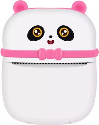 Clever Pocket Printer – Mini ασπρόμαυρος φορητός εκτυπωτής MINI-01 Ροζ