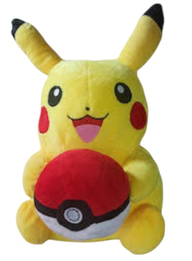 Mohicans  Λούτρινο Pokemon Pikachu με Pikeball 50cm 1440-86251 Κίτρινο