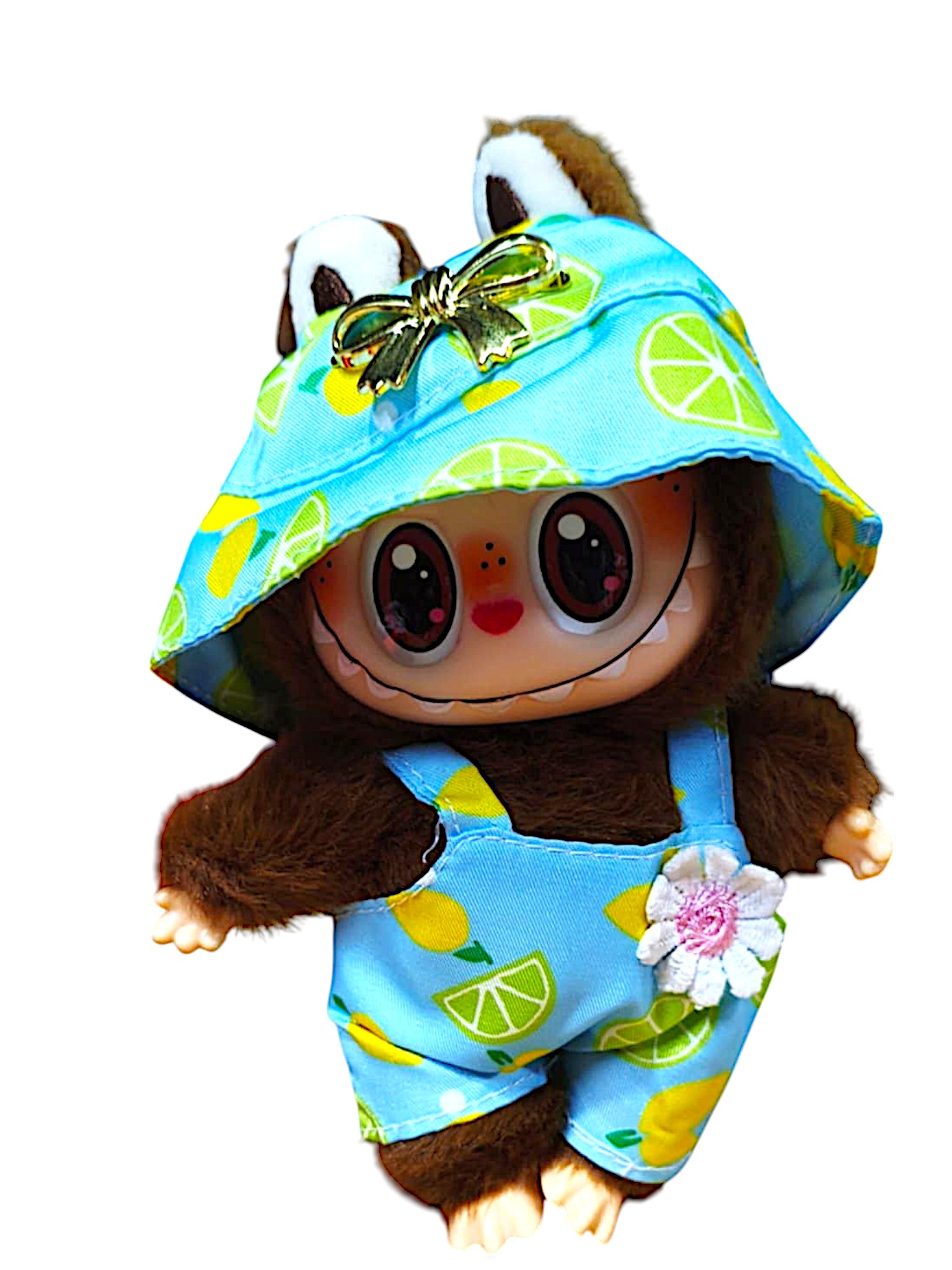 Monsters Lovely Λούτρινο Labubu Πλαστικό Πρόσωπο 1440-66996-4