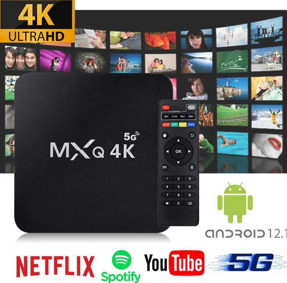TV Box MX9 4K UHD με WiFi USB 2.0 8GB RAM και 128GB Αποθηκευτικό Χώρο με Λειτουργικό Android MX9 Black