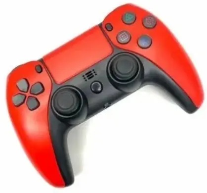 P4 Double4 Ασύρματο Gamepad για PC / PS4 / PS5 Κόκκινο