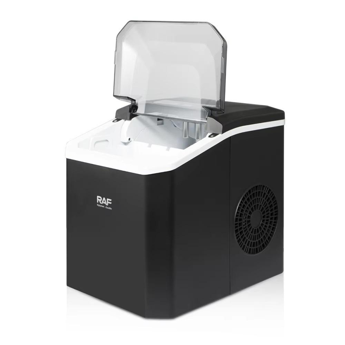 Παγομηχανή 150W ημερήσιας παραγωγής 12 κιλών RAF R.0302 Μαύρο