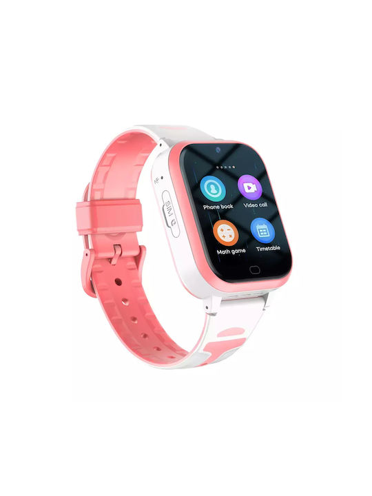Παιδικό Ρολόι Smartwatch 4G με GPS A73EH Ροζ