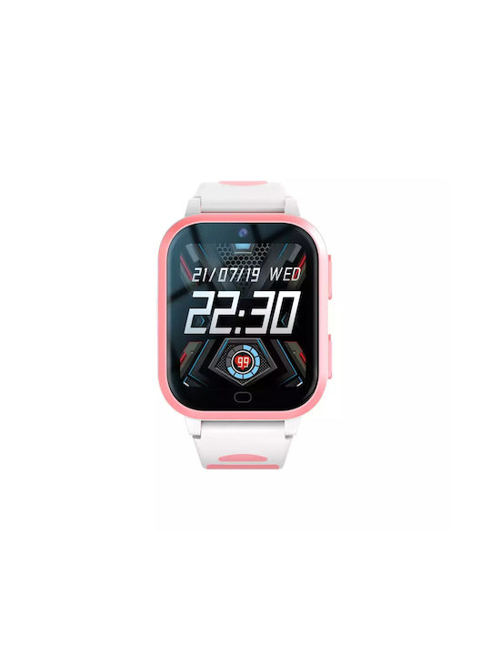 Παιδικό Ρολόι Smartwatch 4G με GPS A73EH Ροζ