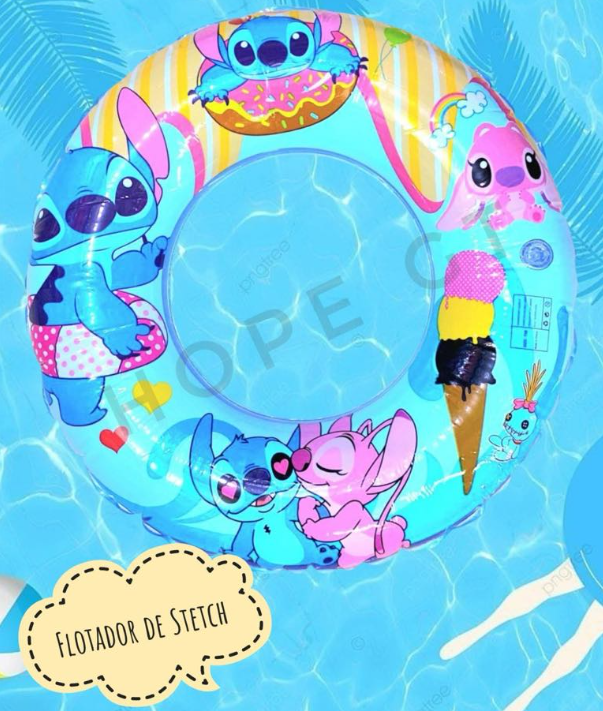 Παιδικό Σωσίβιο Κουλούρα Stitch με Διάμετρο 70εκ. για 3+ Ετών 1343-1-2