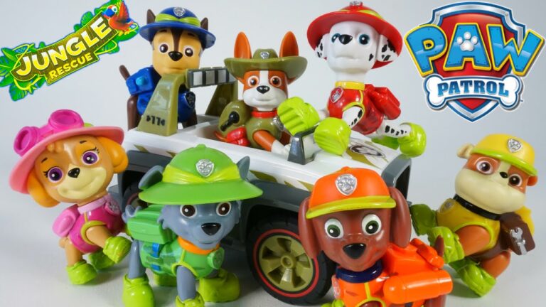 Παιχνίδι Paw Patrol Jungle Rescue Μινιατούρα 8 Τεμχ XZ-868