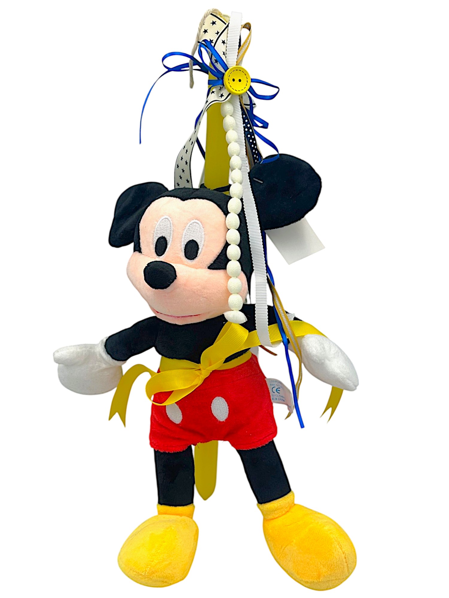 Πασχαλινή λαμπάδα Mohicans Λούτρινο Disney Mickey Mouse 35 εκ. για 3+ Ετών L150 Mickey