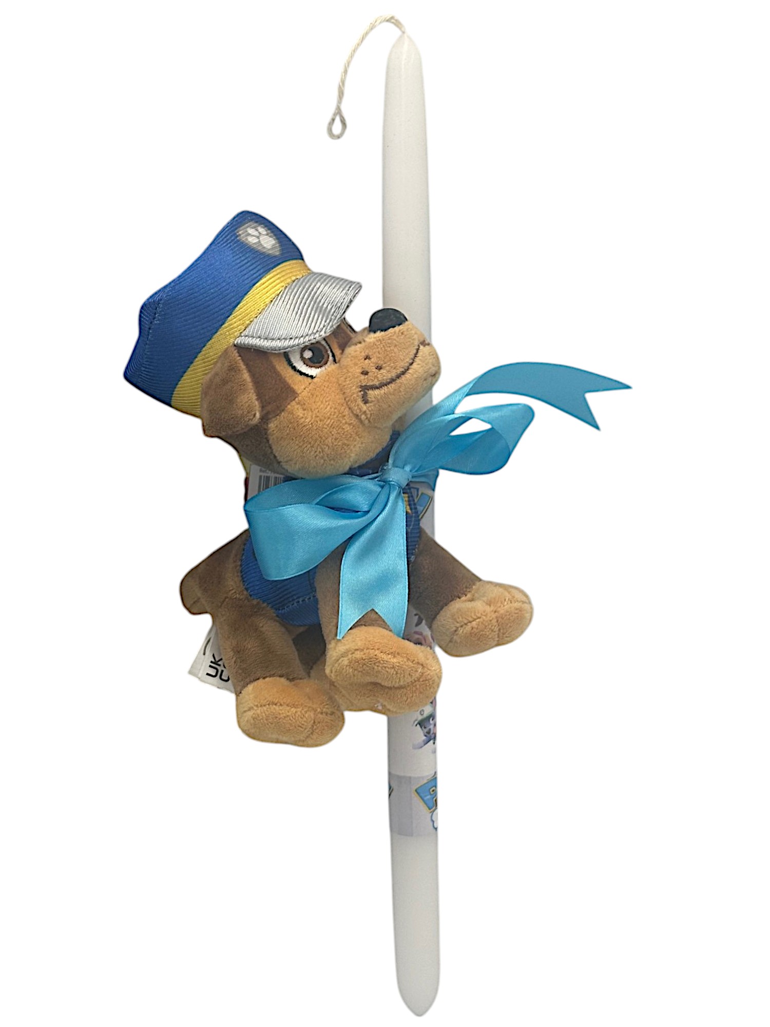 Πασχαλινή λαμπάδα Mohicans με Λούτρινο Chase Paw Patrol 20cm L131