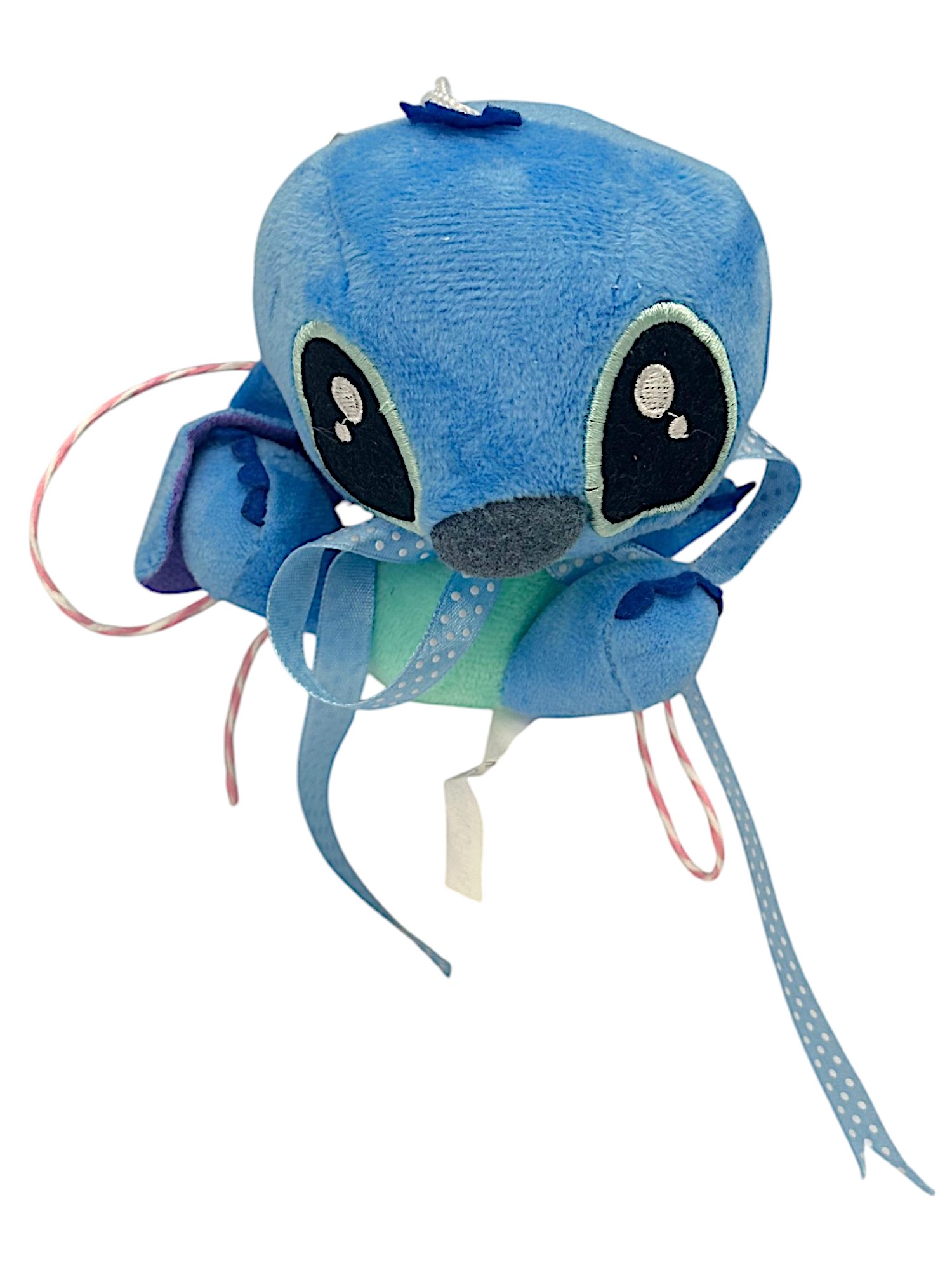 Πασχαλινή λαμπάδα Mohicans με Λούτρινο Disney Stitch 12cm Μπρελόκ L120 Μπλε