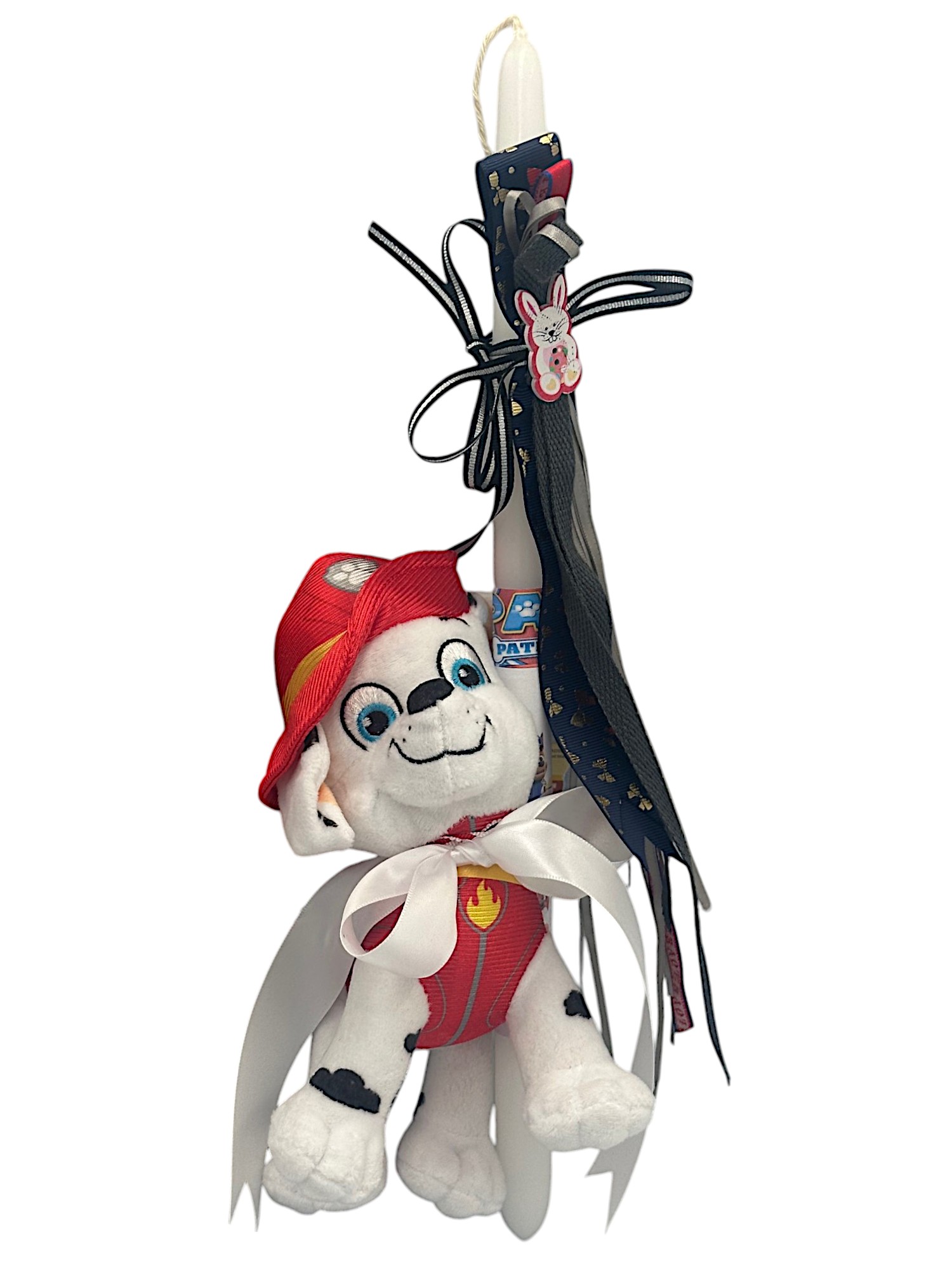 Πασχαλινή λαμπάδα Mohicans με Λούτρινο Marshall Paw Patrol 20cm L127