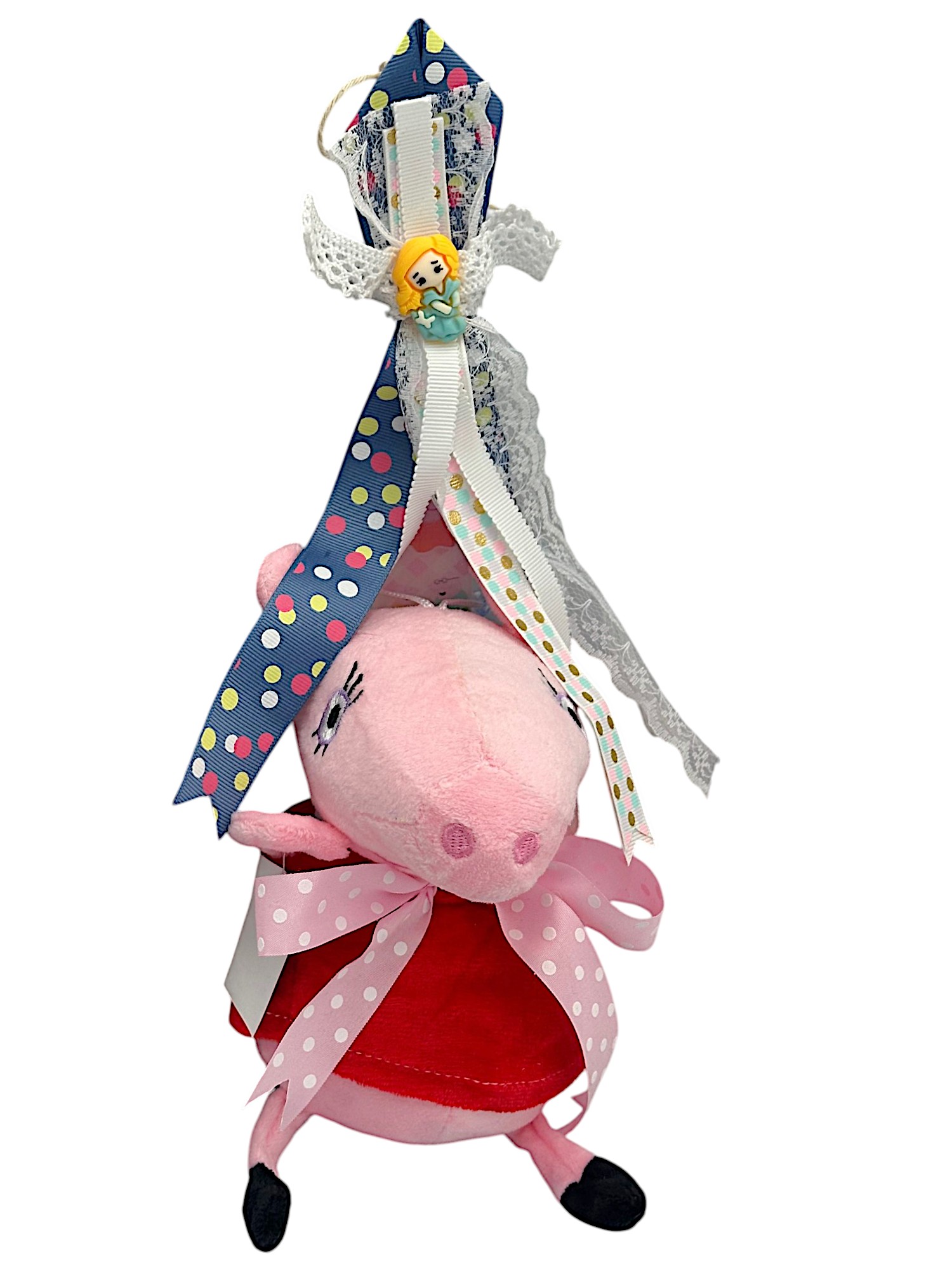 Πασχαλινή λαμπάδα Mohicans με Λούτρινο Nickelodeon Peppa Pig 20cm L114 Κόκκινο