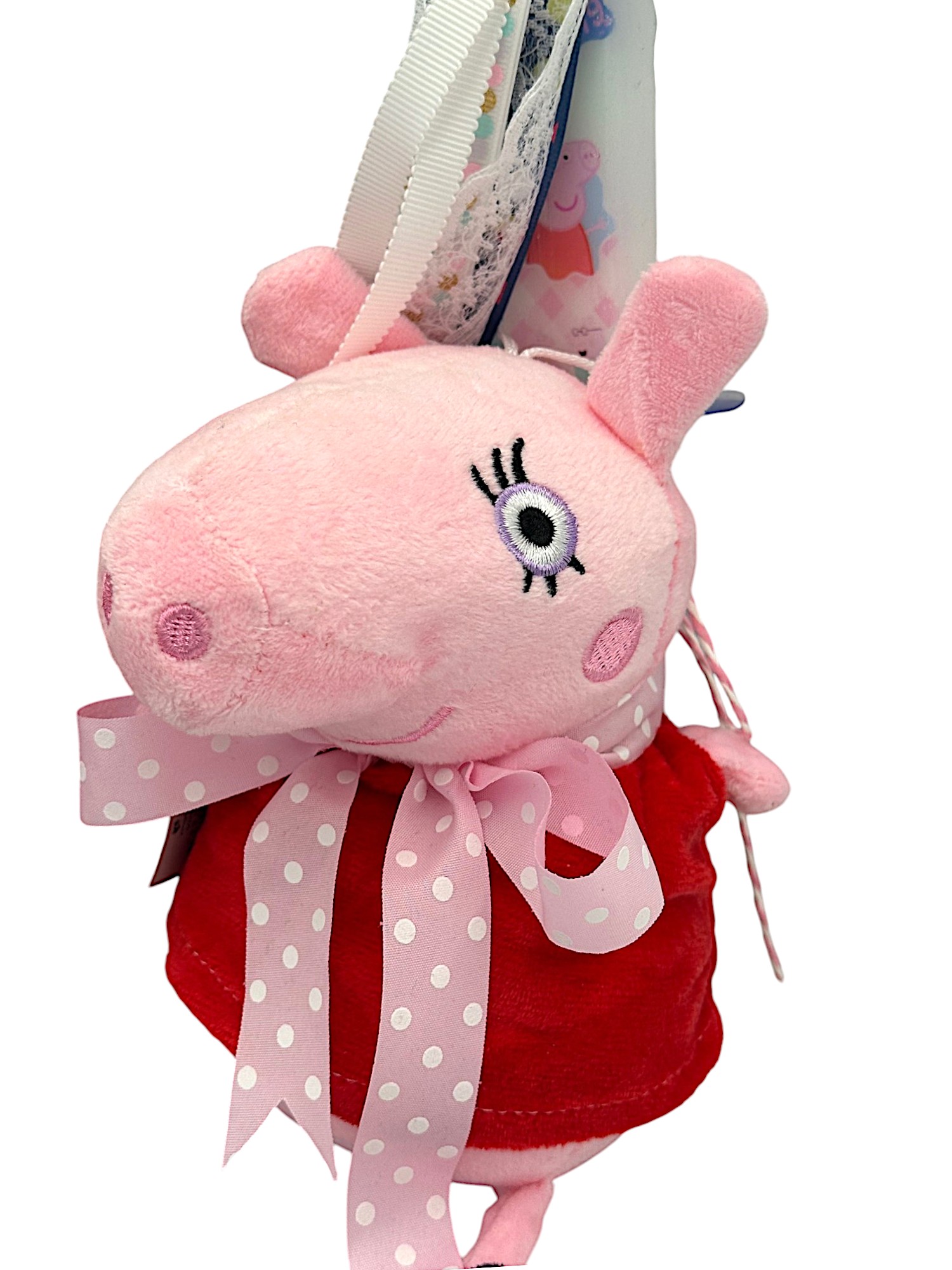 Πασχαλινή λαμπάδα Mohicans με Λούτρινο Nickelodeon Peppa Pig 20cm L114 Κόκκινο