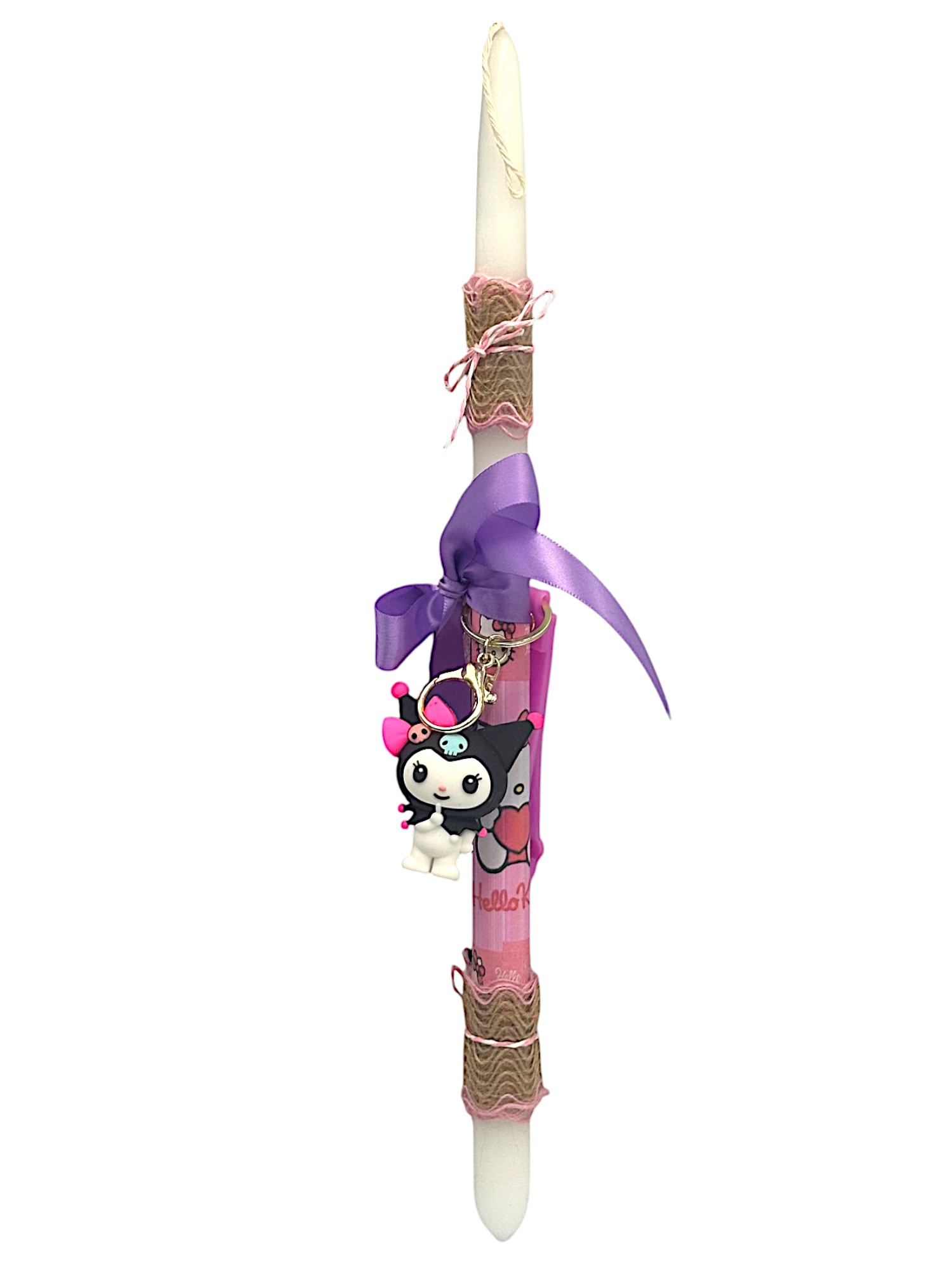 Πασχαλινή λαμπάδα Mohicans Μπρελόκ Kuromi για 3+ Ετών L153 Kuromi