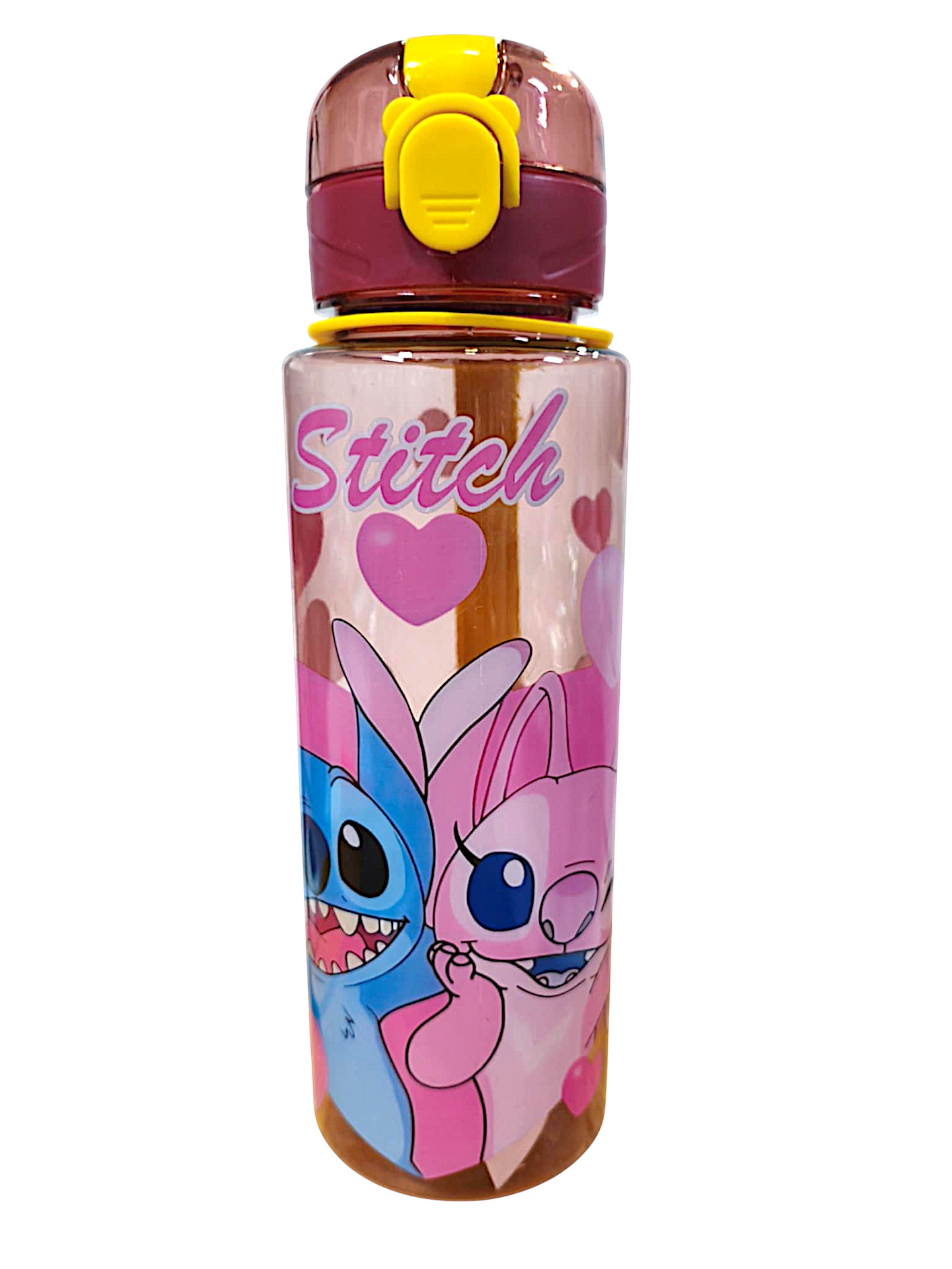 Πλαστικό Μπουκάλι Disney Stitch 700ml 24801-3-1 Ροζ