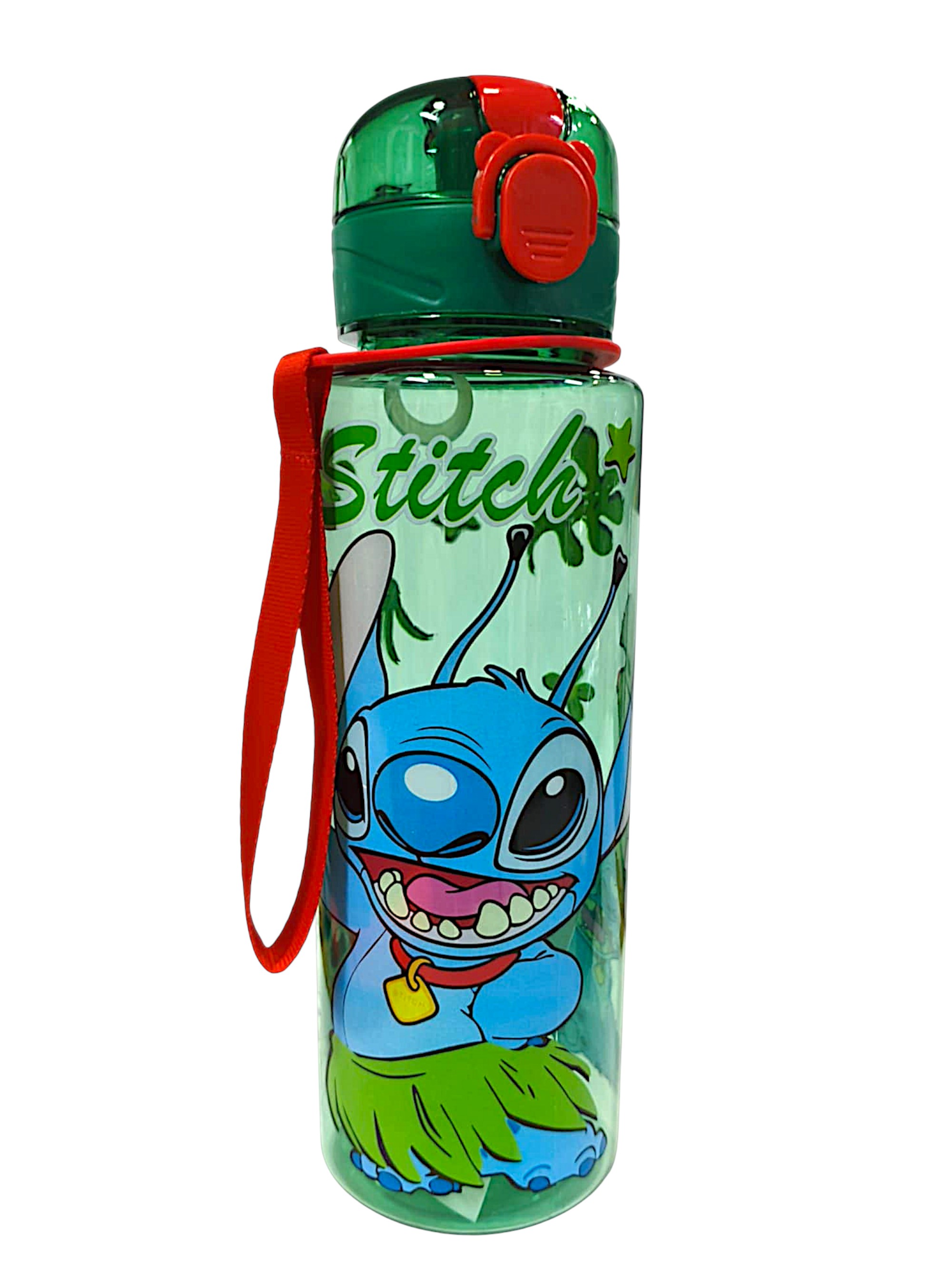 Πλαστικό Μπουκάλι Disney Stitch 700ml 24801-3-3 Πράσινο