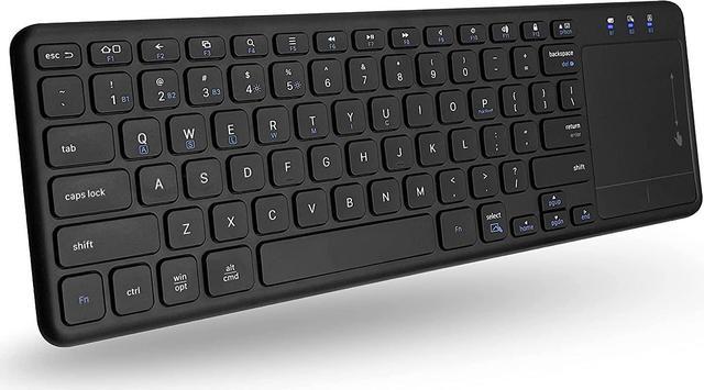 Aσύρματο πληκτρολόγιο USB με touchpad Αγγλικό Andowl Q-WK808 Μαύρο